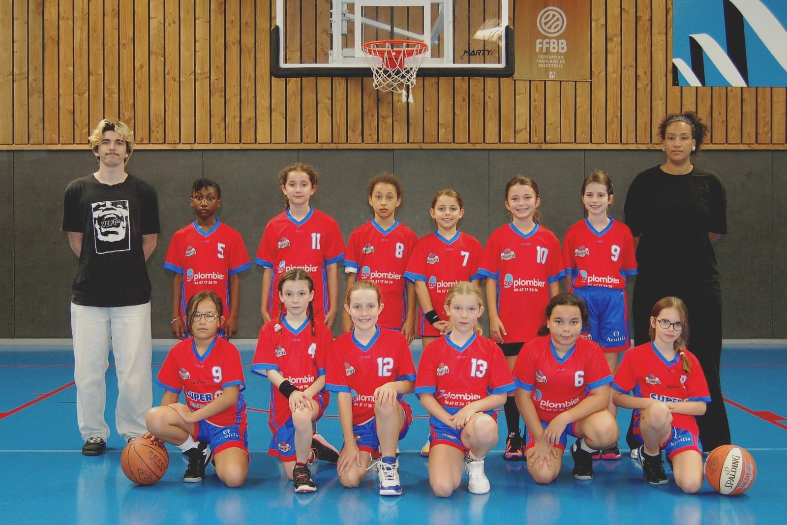 L'équipe U11 Féminines du club, saison 2026-2027