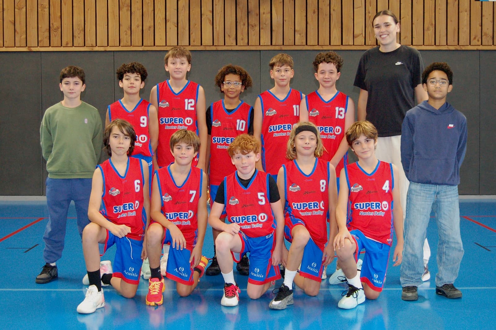 L'équipe U13 Masculins 1 du club, saison 2026-2027