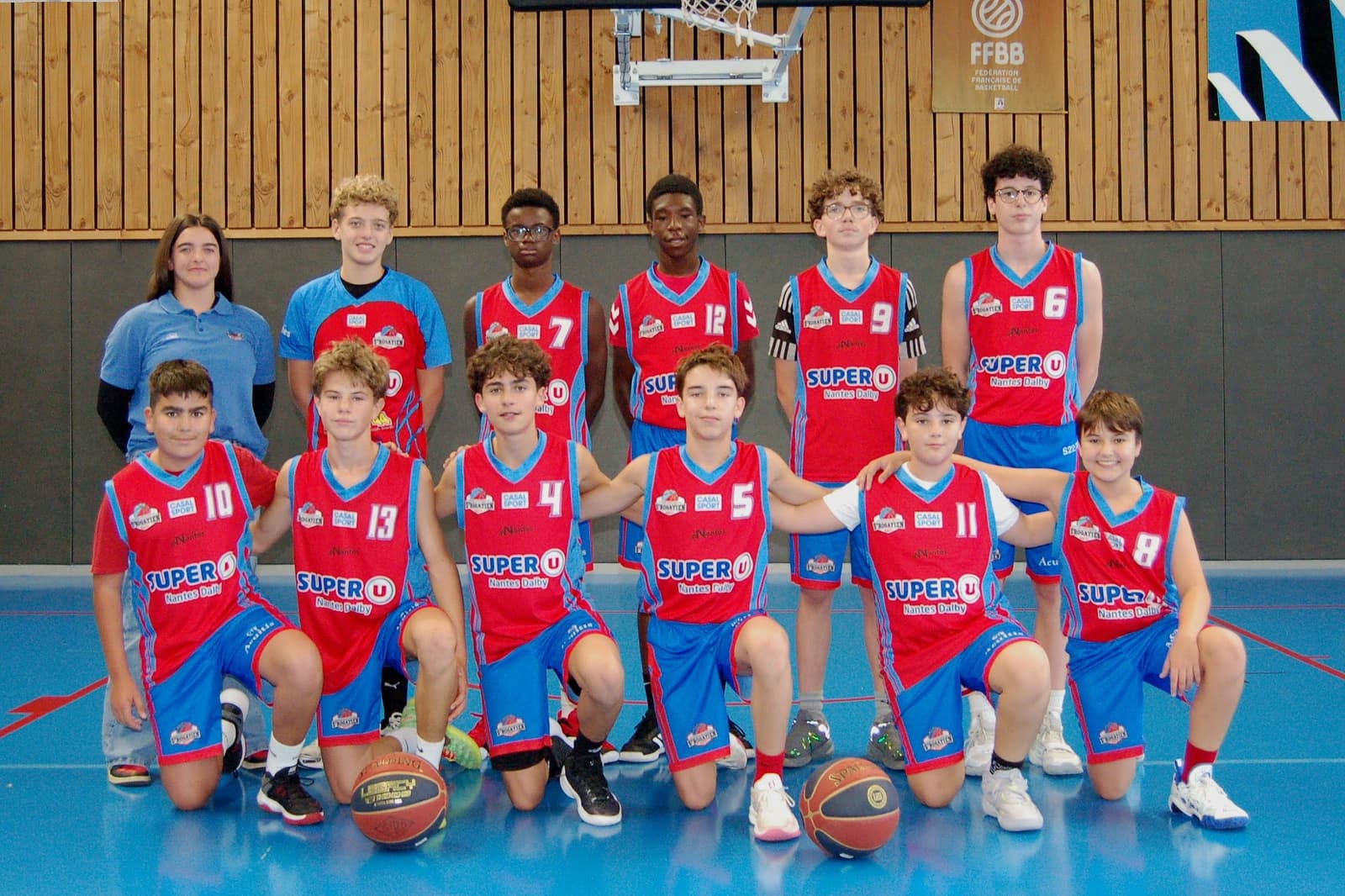 L'équipe U15 Masculins du club, saison 2026-2027
