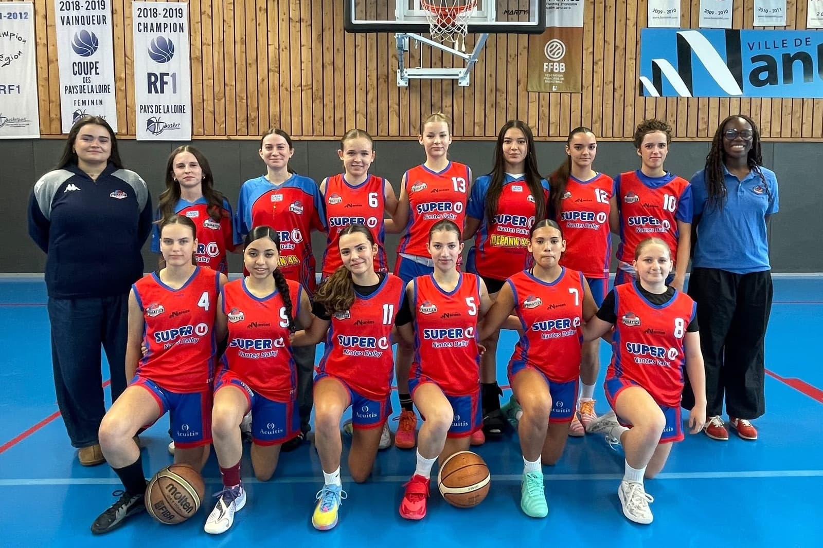 L'équipe U18 Féminines du club, saison 2026-2027