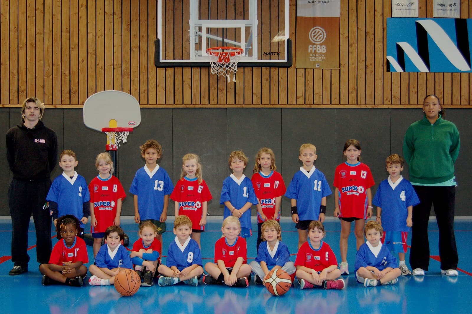 L'équipe U7 — Baby basket du club, saison 2026-2027